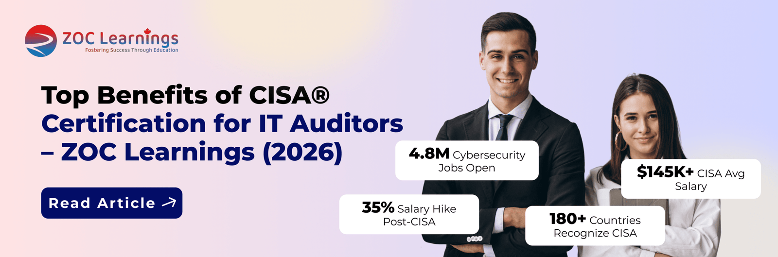 CISA certification benefits in 2026, including salary, career growth, and demand for IT auditors in the USA.